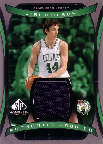 イジー・ウェルシュ NBAカード Jiri Welsch 04/05 SP Game Used Authentic Fabrics