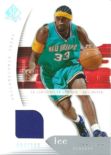 リー・ナイロン NBAカード Lee Nailon 05/06 SP Authentic Limited Warm-Ups 044/100