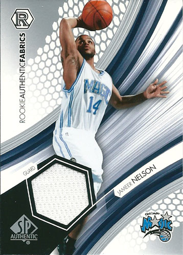 ジャミーア・ネルソン NBAカード Jameer Nelson 04/05 SP Authentic Rookie Authentic Fabrics