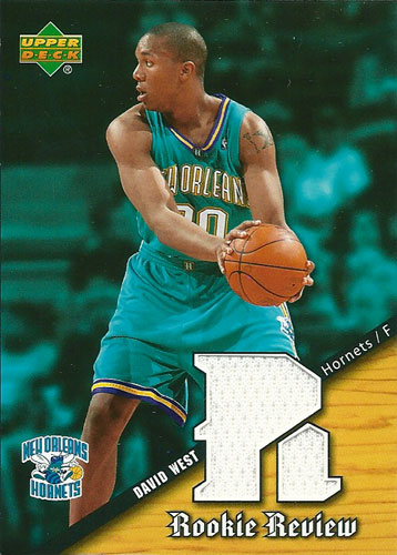 デビッド・ウェスト NBAカード David West 04/05 Upper Deck Rookie Review