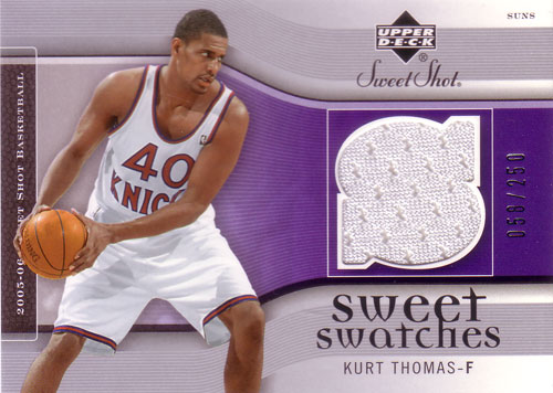 カート・トーマス NBAカード Kurt Thomas 05/06 Sweet Shot Sweet Swatches 058/250
