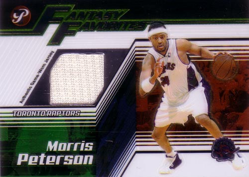 モリス・ピーターソン NBAカード Morris Peterson 04/05 Topps Pristine Fantasy Favorites