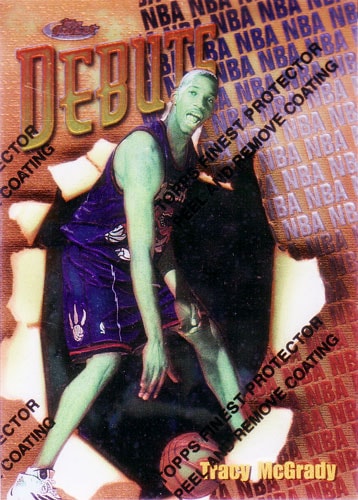 nbaカード トレイシーマグレイディ topps トレイシー・マグレディ NBAカード Tracy McGrady 97/98 Finest Rookie