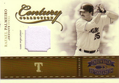 ラファエル・パルメイロ MLBカード Rafael Palmeilo 2004 Throwback 