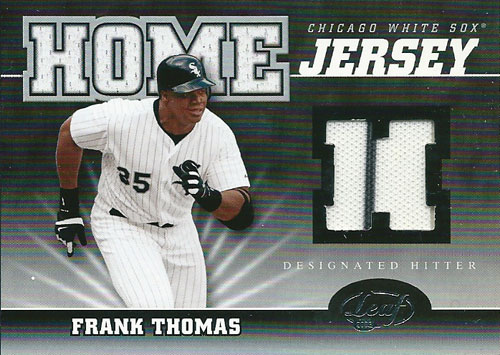 フランク・トーマス MLBカード Frank Thomas 2005 Leaf Home Jersey