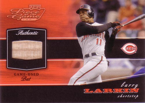 バリー・ラーキン MLBカード Barry Larkin 2002 Playoff Piece of the 