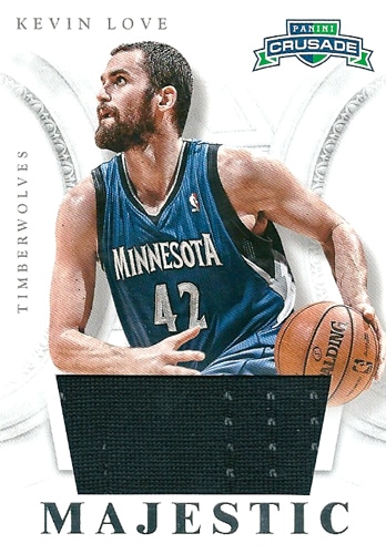 ケビン・ラブ NBAカード Kevin Love 12/13 Panini Clusade Majestic