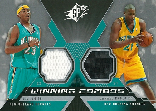 J.R. スミス / ジャマール・マグロア NBAカード J.R. Smith / Jamaal Magloire 05/06 SPx Winning Materials Combos