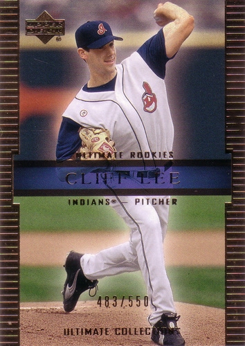 クリフ・リー MLBカード Cliff Lee 2003 UD Ultimate Collection Rookie Card 483/550