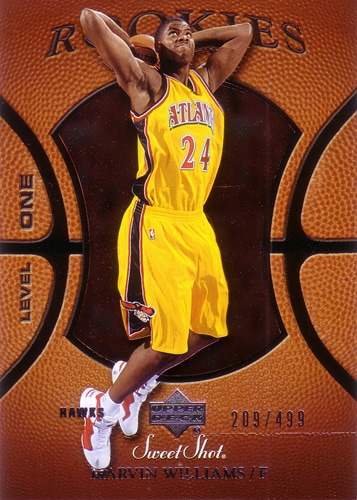 マーヴィン・ウィリアムス NBAカード Marvin Williams 05/06 Sweet Shot Rookies 209/499