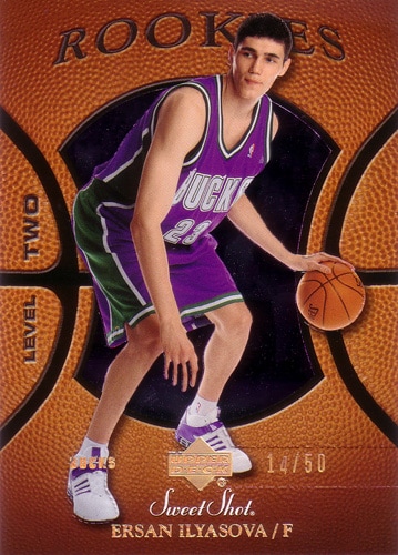 エルサン・イリヤソワ NBAカード Ersan Ilyasova 05/06 Sweet Shot Rookies Spectrum 14/50