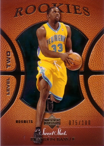 ブランドン・バス NBAカード Brandon Bass 05/06 Sweet Shot Rookies Gold 075/100