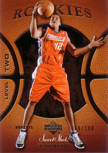 ショーン・メイ NBAカード Sean May 05/06 Sweet Shot Rookies Gold 059/100