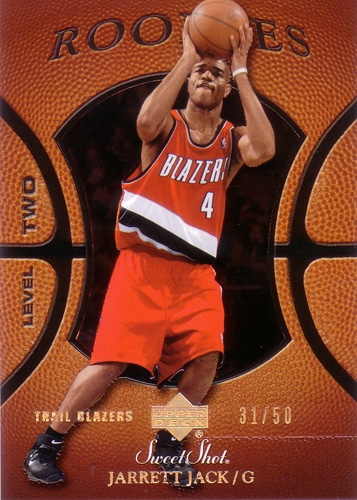 ジャレット・ジャック NBAカード Jarrett Jack 05/06 Sweet Shot Rookies Spectrum 31/50