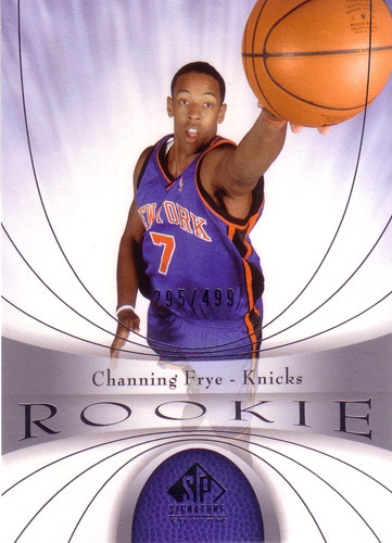 チャニング・フライ NBAカード Channing Frye 05/06 SP Signature Edition Rookie 295/499