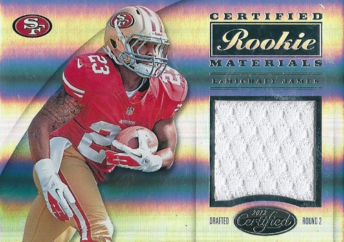 ラマイケル・ジェームス NFLカード LaMichael James 2012 Panini Certified Certified Rookie Materials 294/299