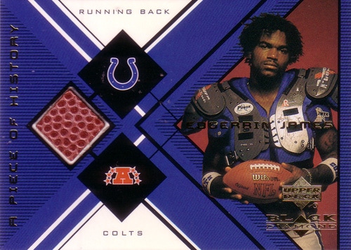 エジャリン・ジェームズ NFLカード Edgerrin James 1999 Black Diamond A Piece of History