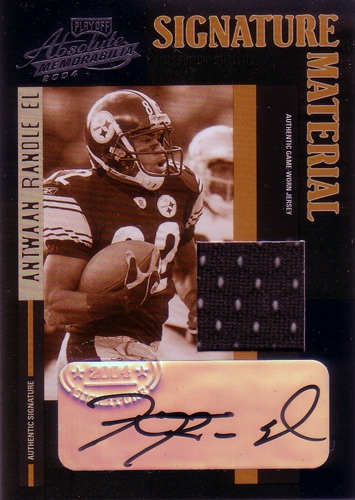 アントワン・ランドルエル NFLカード Antwaan Randle El 2004 Playoff Absolute Memorabilia Signature Material 118/119