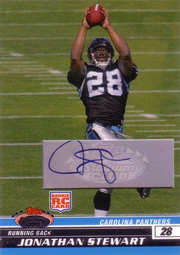 ジョナサン・スチュワート NFLカード Jonathan Stewart 2008 Stadium 