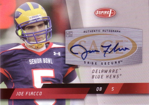 ジョー・フラッコ NFLカード Joe Flacco 2008 Sage Aspire Autographs