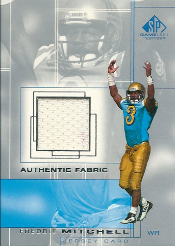 フレディ・ミッチェル NFLカード Freddie Mitchell 2001 SP Game Used Edition Authentic Fabric