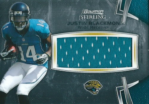 ジャスティン・ブラックモン NFLカード Justin Blackmon 2012 Bowman Sterling Relics