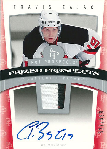 トラビス・ゼイジャック NHLカード Travis Zajac 2006/07 Hot Prospects Prized Prospects 527/599