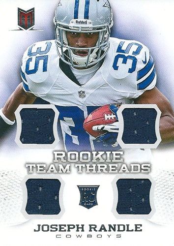 ジョセフ・ランドル NFLカード Joseph Randle 2013 Panini Momentum Rookie Team Threads Materials 155/299