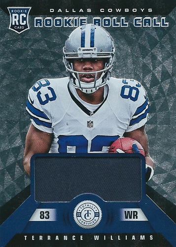 テレンス・ウィリアムス NFLカード Terrance Williams 2013 Panini Totally Certified Rookie Roll Call Materials 108/299