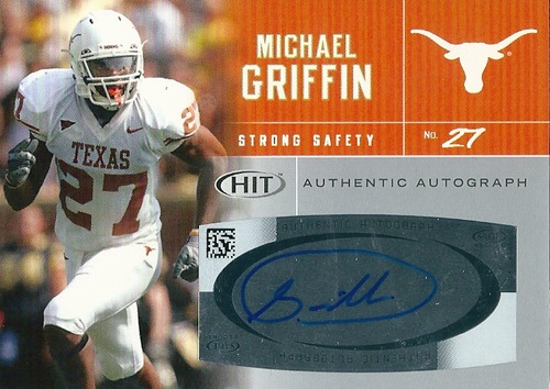 マイケル・グリフィン NFLカード Michael Griffin 2007 Sage Hit Autographs