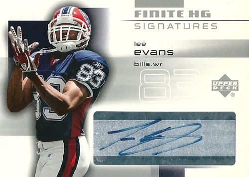リー・エバンス NFLカード Lee Evans 2004 Upper Deck Finite HG Signatures