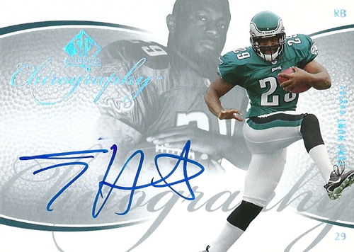 トニー・ハント NFLカード Tony Hunt 2007 SP Authentic Chirography