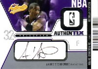 Amare Stoudemire　2003/04 Fleer Authentix Autographs 225枚限定！