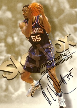 Jayson Williams　1998/99 Skybox Autographics