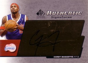 Corey Maggette　2004/05 SP Signature Edition Signatures