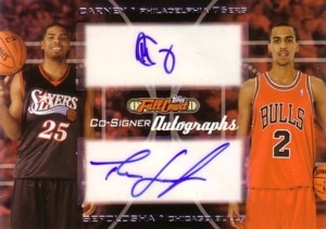 Rodney Carney/Thabo Sefolosha　2006/07 Topps Full Court Co-Signers