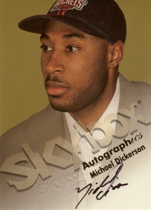 Michael Dickerson　1998/99 Skybox Autographics