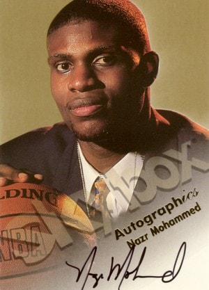 Nazr Mohammed　1998/99 Skybox Autographics
