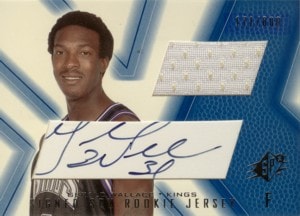 Gerald Wallace　2001/01 SPx Signed Rookie Jersey ② 800枚限定！