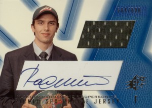 Vladimir Radmanovic　2001/01 SPx Signed Rookie Jersey ② 800枚限定！