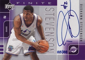 DeShawn Stevenson　2002/03 UD Finite Signatures 100枚限定！