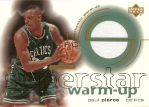 Paul Pierce 2001/02 UD Ovation Superstar Warm-Ups