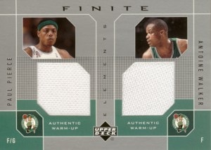Paul Pierce/Antoine Walker　2002/03 UD Finite Elements Dual Warm-Ups