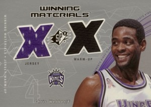 Chris Webber　2002/03 SPx Winning Materials ①