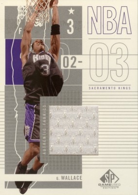 Gerald Wallace　2002/03 SP Game Used Authentic Fabrics