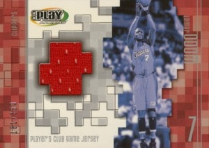 Lamar Odom　2001/02 UD Play Makers Player's Club Game Jersey 350枚限定！