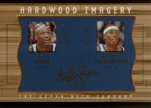 Lamar Odom/Quentin Richardson　2001/02 UD Inspirations Hardwood Imagery Combo