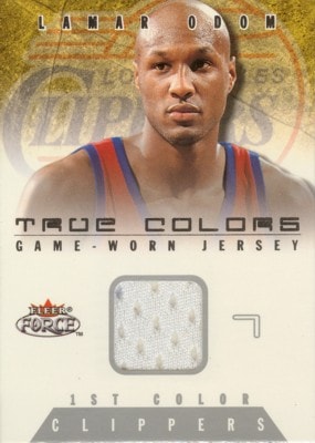 Lamar Odom　2001/02 Fleer Force True Color 1st Color 400枚限定！