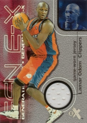 Lamar Odom　2000/01 E-X Generation E-X Game Jersey