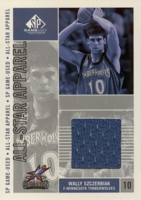 Wally Szczerbiak　2002/03 SP Game Used All-Star Apparel Jersey